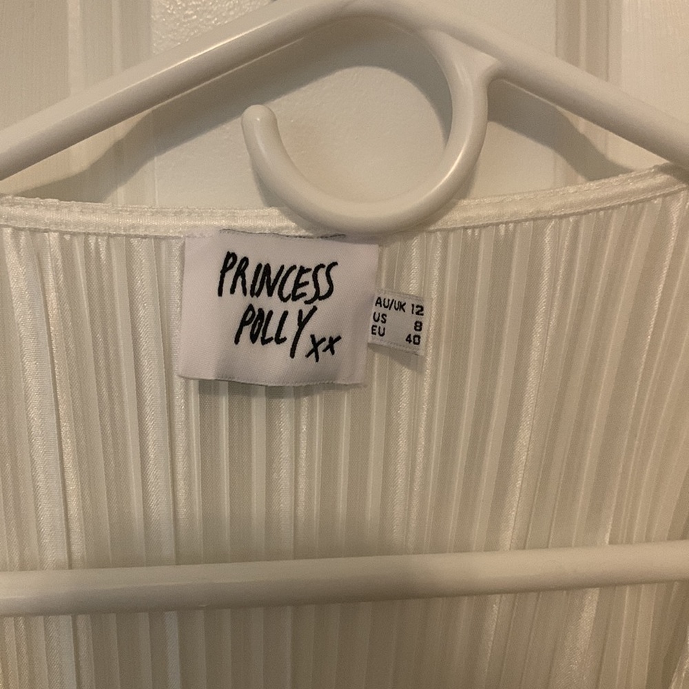 White Stella long sleeve top from Princess Polly - Picture 3 of 3